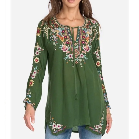 Johnny Was SUNFLOWER BLOUSE Size: S - Picture 9 of 12